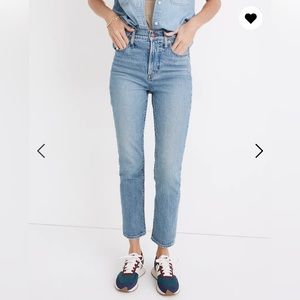 Madewell Perfect Vintage Jeans in Banner Wash  28 Petite
